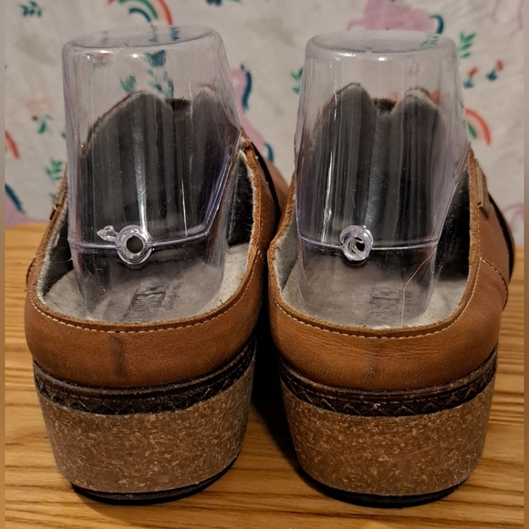 Pikolinos Granada Tan Leather Boho Neutral Casual Boho Mule Clog Shoe SZ 8.5 - Picture 5 of 9